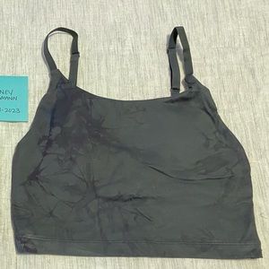 Alphalete Alphalux Force Crop Top Storm Grey